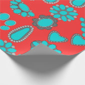 Western Wrapping Paper Geschenkpapier (Ecke)