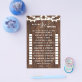 Western würde sie lieber Brautparty spielen Flyer (Einzeln)