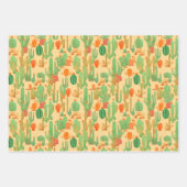 Western Wüstenkuchen Blumenmuster Geschenkpapier Set (Vorderseite 3)