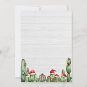 Western Yeehaw Christmas Red Cowboy Rodeo Geburtst Einladung (Rückseite)