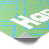 Western Young Cowboy on Horseback Birthday Poster (Ecke)