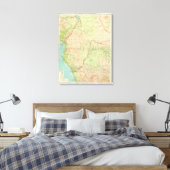 Western Zentralafrika Leinwanddruck (Insitu (Schlafzimmer))