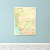 Western Zentralafrika Leinwanddruck (Insitu (Holzboden))