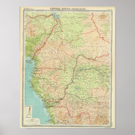 Western Zentralafrika Poster (Vorne)