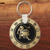 Western Zodiac - Leo Schlüsselanhänger (Vorderseite)