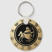 Western Zodiac - Sagittarius Schlüsselanhänger (Vorderseite)