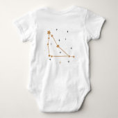 Western Zodiac Sign - Capricorn Baby Strampler (Rückseite)