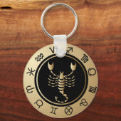 Western Zodiac - Skorpio Schlüsselanhänger (Vorderseite)