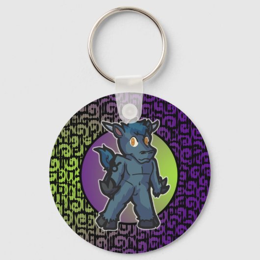 Western Zodiac - Taurus Schlüsselanhänger (Vorderseite)