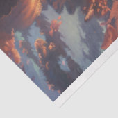 Western-Zug Sunset Showdown Dekoupage Seidenpapier (Ausschnitt)