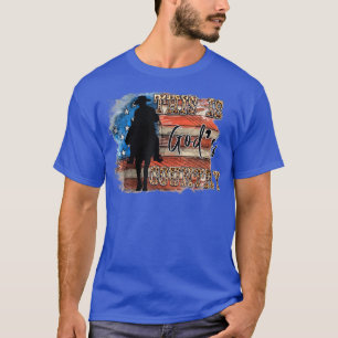 WesternAmerican Flag Cowboy Dies ist Göttliche Pat T-Shirt