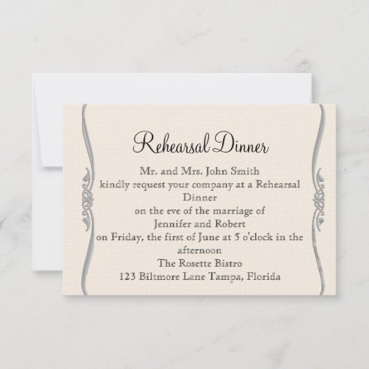 Westerncalla-Lilien-Posh Hochzeits-Probe Einladung (Vorderseite)