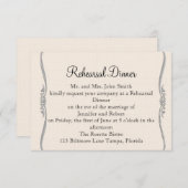 Westerncalla-Lilien-Posh Hochzeits-Probe Einladung (Vorne/Hinten)