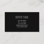 Westernland Ansturm-Pferdecowboyrodeo Visitenkarte (Rückseite)