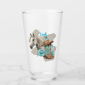 Westernpferd glas (Vorderseite)