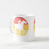 Westernreitpferde Mädchen Frauen Kaffeetasse (Vorderseite Links)