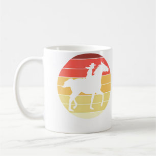 Westernreitpferde Mädchen Frauen Kaffeetasse