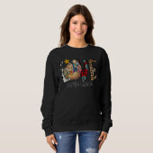 Westerns Leopard Cowhide Love Came Down Sweatshirt (Vorne ganz)