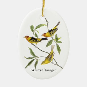 WesternTanager - John James Audubon Keramikornament
