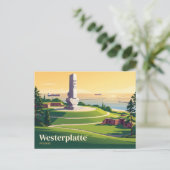 Westerplatte Polen Postkarte (Stehend Vorderseite)