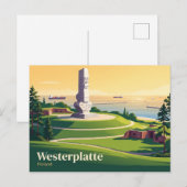 Westerplatte Polen Postkarte (Vorne/Hinten)