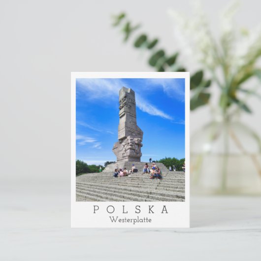 Westerplatte, Polen Postkarte (Stehend Vorderseite)