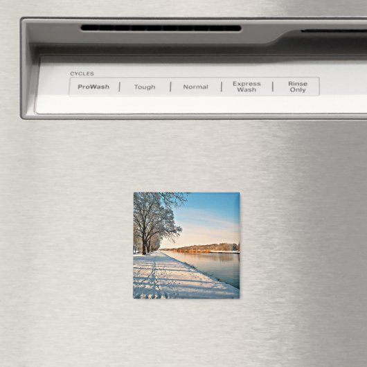 Westfalen Deutschland Winterlandschaft Magnet (In Situ (Geschirrspüler))