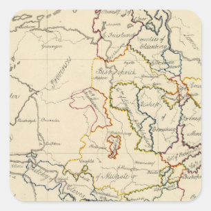 Westfalen Quadratischer Aufkleber