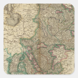 Westfalen Quadratischer Aufkleber