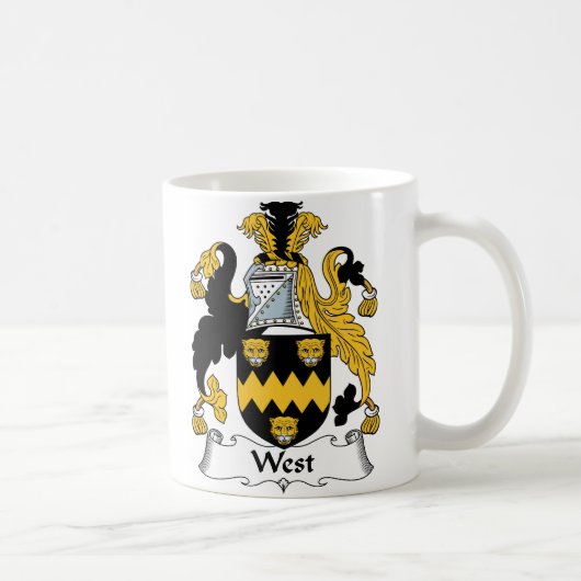 WestFamilienwappen Kaffeetasse (Rechts)