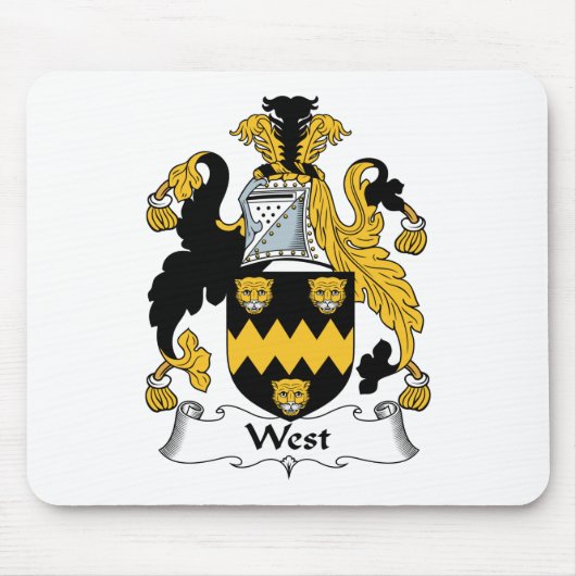 WestFamilienwappen Mousepad (Vorne)