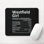 Westfield Girl Nj New Jersey Funny City Home Roots Mousepad (Mit Mouse)