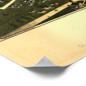 Westfield Massachusetts 1875 Antique Panoramabalka Poster (Ecke)