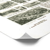 Westfield New Jersey 1929 Antik Panoramabalkarte Poster (Ecke)