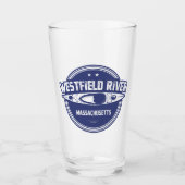 Westfield River Massachusetts Kayaking Glas (Vorderseite)