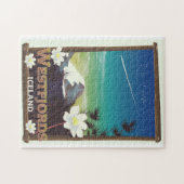 Westfjordanland Island Reiseplakat Puzzle (Horizontal)