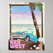 Westflorida Vintage Reiseplakat Poster (Vorne)