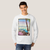 Westflorida Vintage Reiseplakat T-Shirt (Vorne ganz)