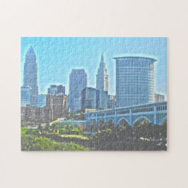 WestFlussufer Puzzlespiel Clevelands, Ohio Puzzle
