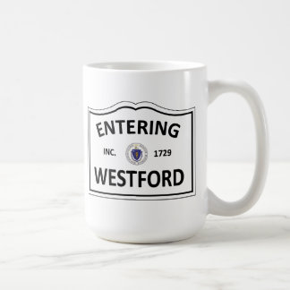 WESTFORD MASSACHUSETTS Hometown-Masse MA Townie Kaffeetasse