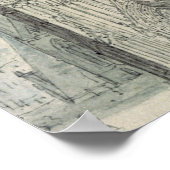 Westfront der Straßburger Kathedrale Poster (Ecke)