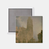 Westfront von Notre Dame, Rouen Magnet (Vorderseite/Rückseite)