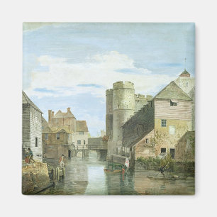Westgate, Canterbury (Farbe des Körpers auf Papier Magnet