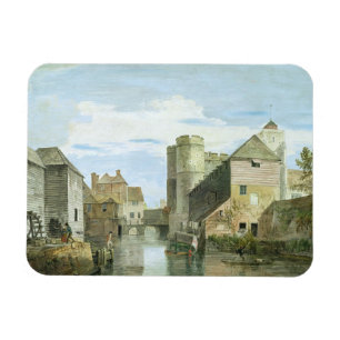Westgate, Canterbury (Farbe des Körpers auf Papier Magnet