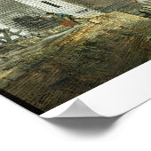 Westgate, Canterbury (Farbe des Körpers auf Papier Poster (Ecke)