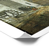 Westgate, Canterbury (Farbe des Körpers auf Papier Poster (Ecke)