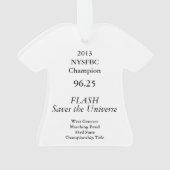 WestGenesee Blitz rettet das Universum 2013 Ornament (Rückseite)