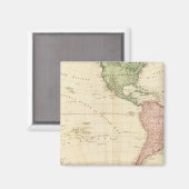 Westhalbkugel Magnet (Vorderseite/Rückseite)