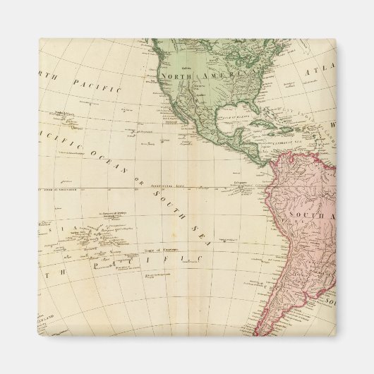 Westhalbkugel Magnet (Vorne)