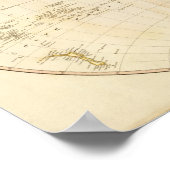 Westhalbkugel Poster (Ecke)